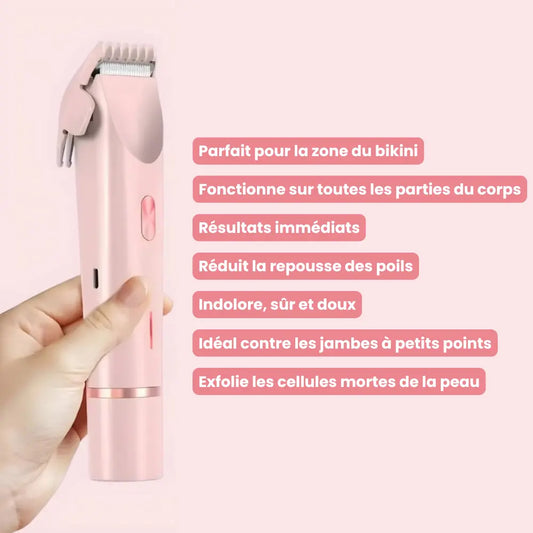 Tondeuse 2-en-1 pour le Maillot et le Visage Nusikana