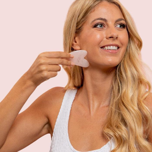 GUA SHA QUARTZ ROSE Nusikana